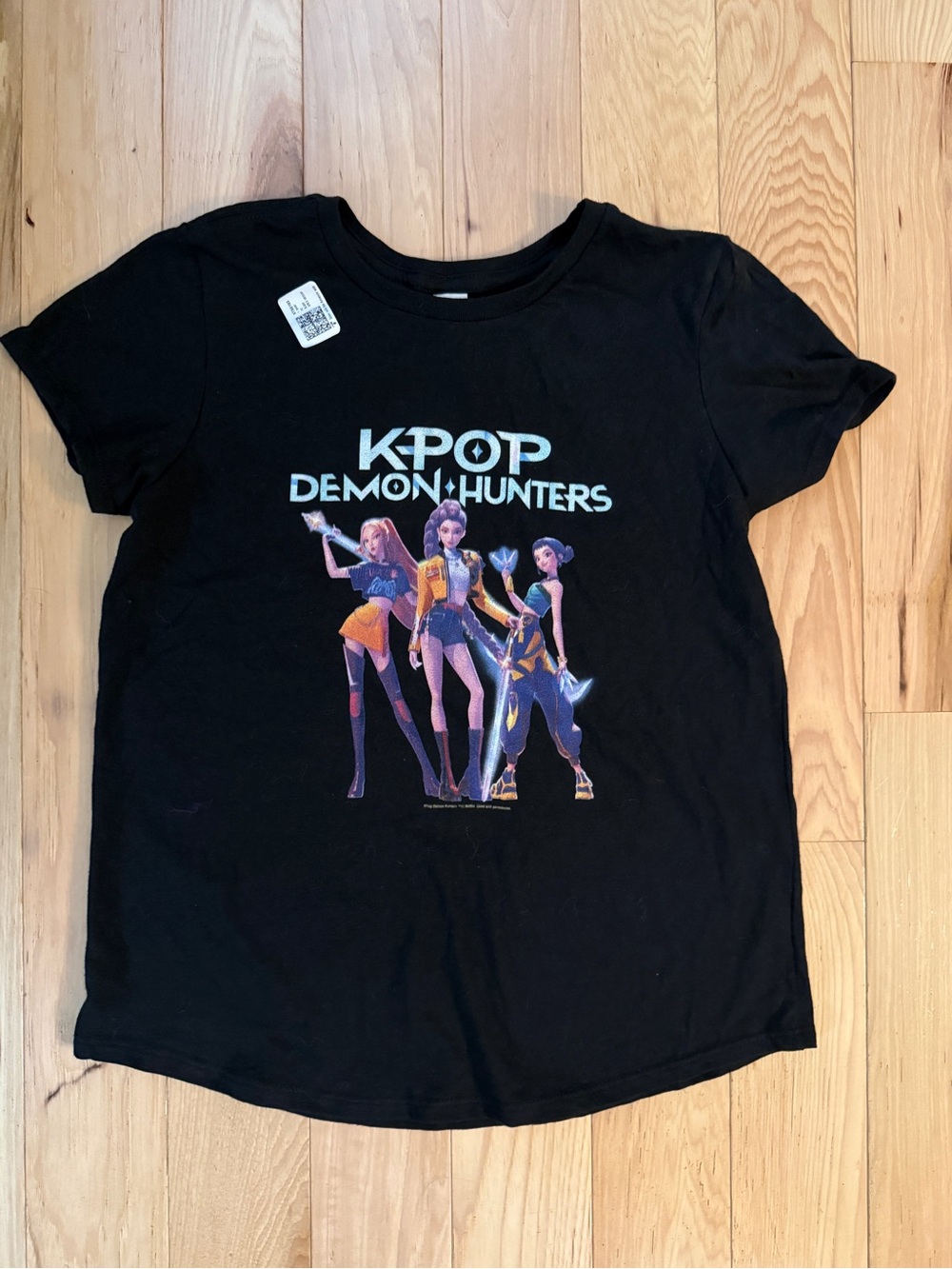 New K-POP Demon Hunters Kids Medium Short Sleeve T-Shirt